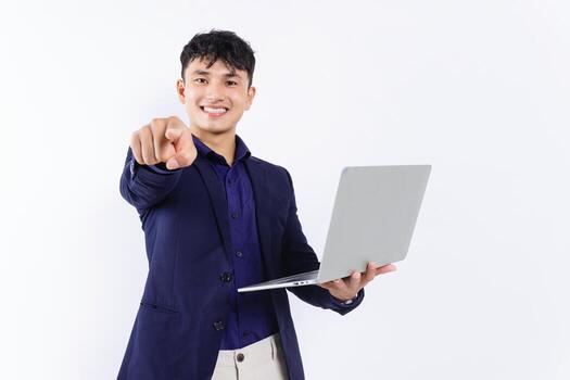 of-young-asian-businessman-on-white-background-photo